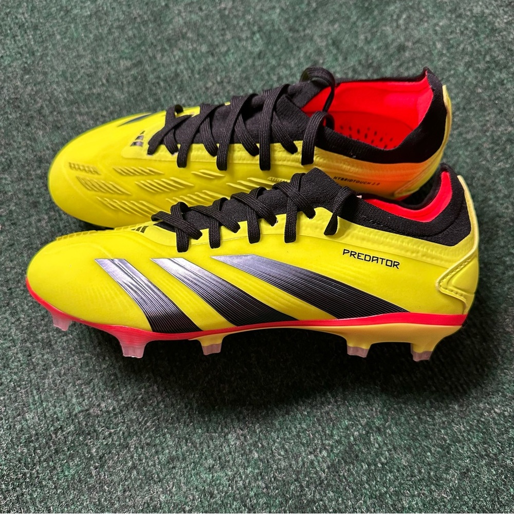 adidas Predator 24 Pro FG 'Team Solar Yellow' Soccer Cleats Men’s Size 5.5